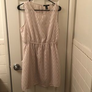Cream forever 21 dress